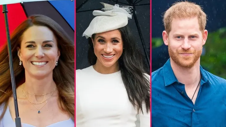 Kate, Meghan en Harry