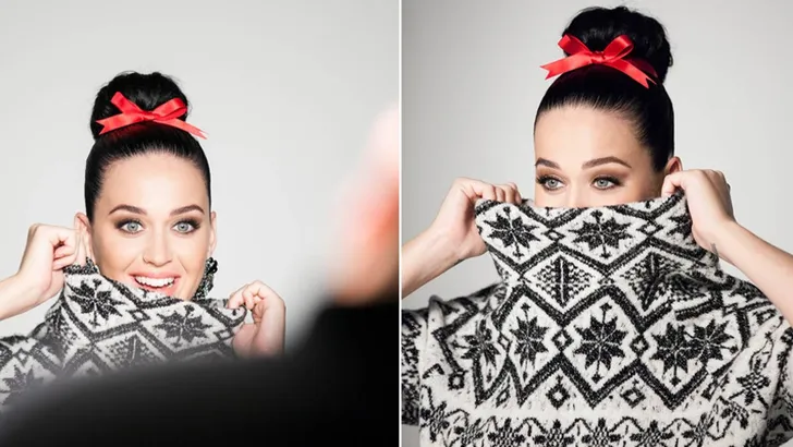 Katy Perry als kerstfee voor H&M