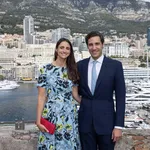 PRINCE ALBERT OF MONACO AND PRINCE JEAN-CHRISTOPHE NAPOLEON UNVEIL STATUE OF THE EMPRESS EUGENIE