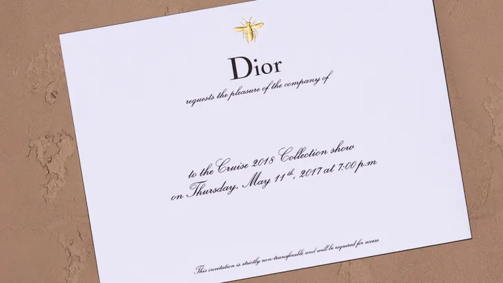 Kijk hier live mee met de Christian Dior Cruise 2018 fashion show!