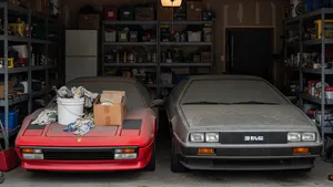 Man erft vervallen garage en vindt drie legendarische iconen die al dertig jaar stof staan te happen