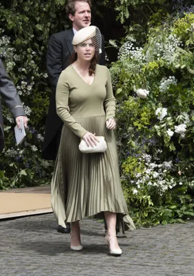 Ook prinses Eugenie woonde de ceremonie bij.