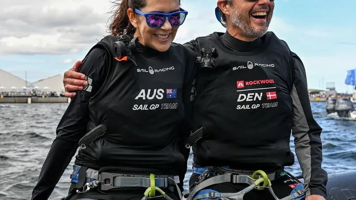 Prinses Mary verslaat prins Frederik in spannende race