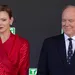 Charlene en Albert bij de Grand Prix van Monaco, mei 2025.