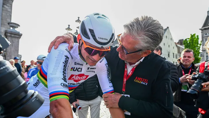 van der poel en leo van vliet in amstel gold race