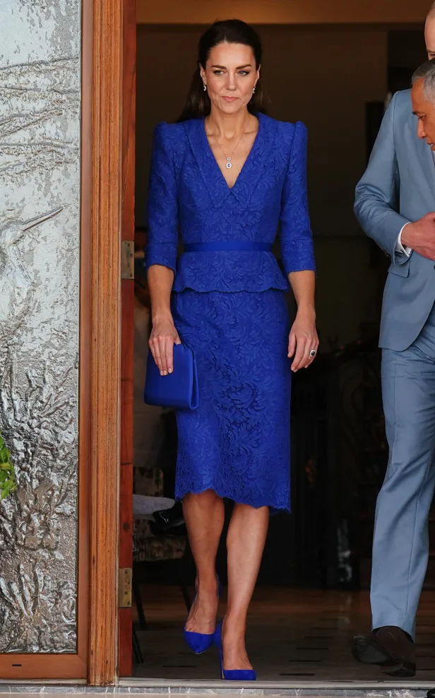 Prinses Kate in kokerrok in 2022.