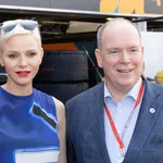 Monaco's family visits the stands GP Monaco