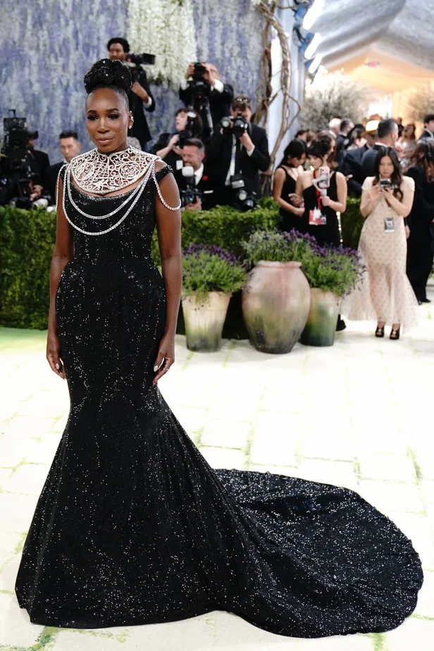 Venus Williams bij het Met Gala 2026.