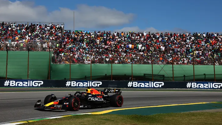 Het circuit van Interlagos in Brazilië