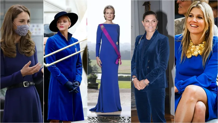 Blauwe dag: royals in Royal Blue