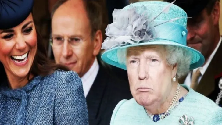 Scary Face Swap: The Donald als The Queen