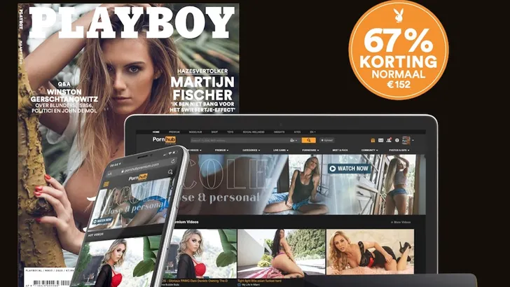 een jaar gratis Pornhub Premium bij Playboy