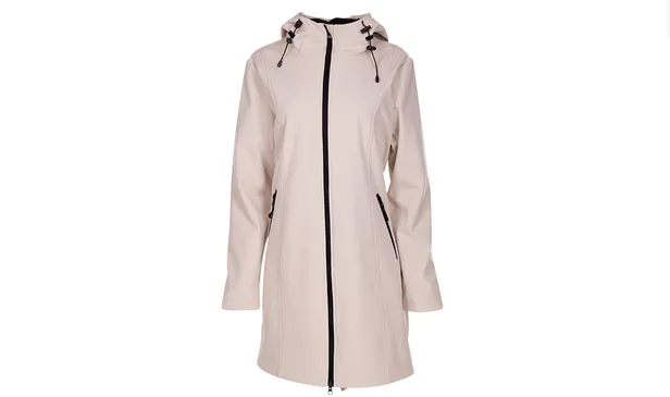 Jas softshell beige - plus size - €19,99 van Wibra 