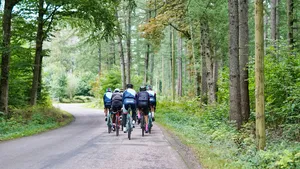 wielrenners in de ardennen