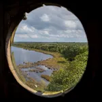 Fochteloerveen nature reserve seen from a watch tower