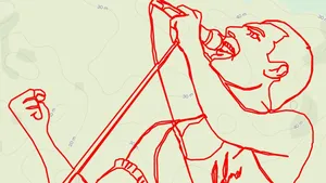 strava art freddy mercury