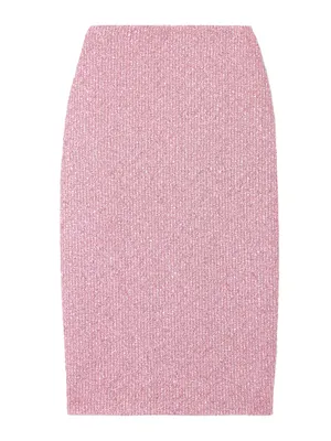 Roze is de kleur van verfijning – deze rok maakt elke look perfect.