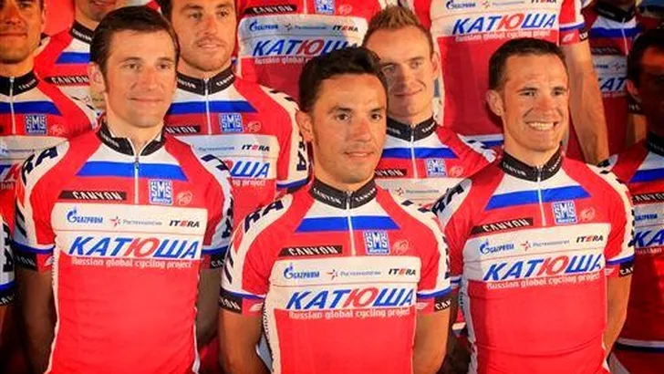 Katusha met meerdere kopmannen naar Tour