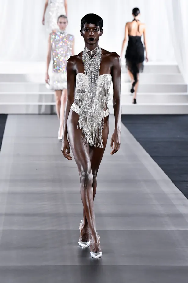 Op de runway bij Celio Khitarioti's 2026 Spring-Summer Couture-collectie