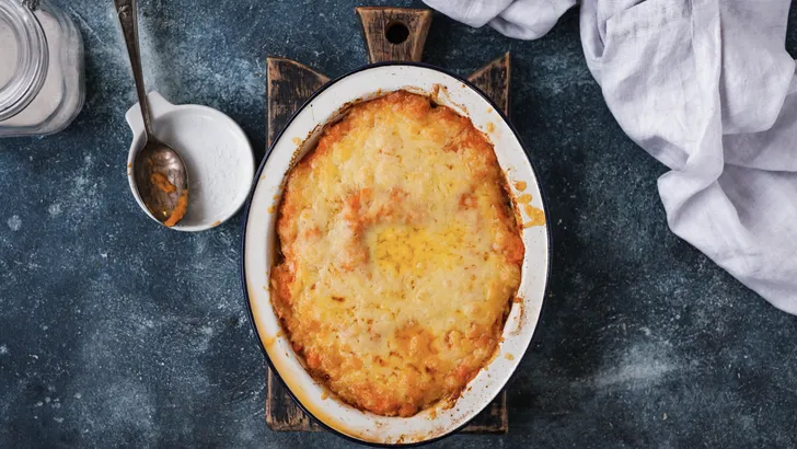 Ovenschotel met stoofvlees