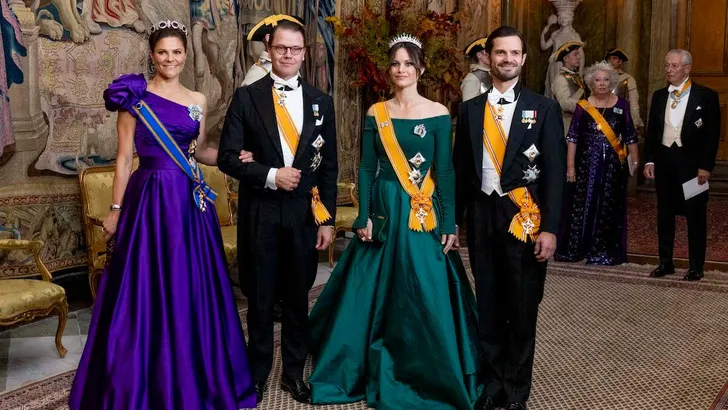 Staatsbezoek aan Zweden - Staatsbanket in het Koninklijk Paleis