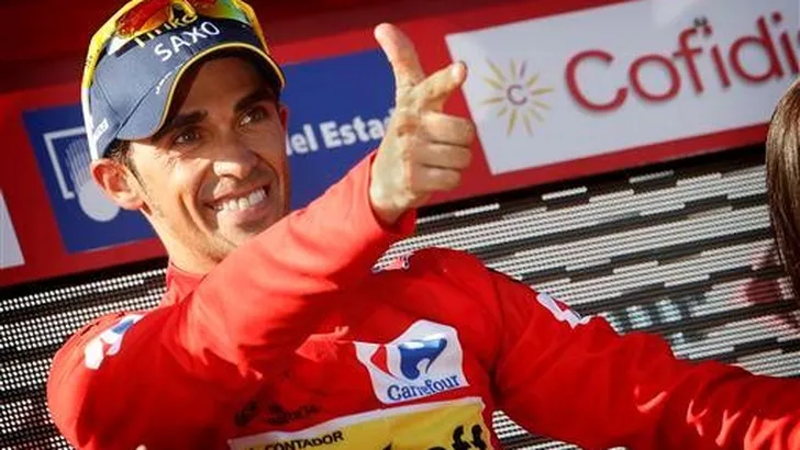 Contador wint, vechtersbazen uit Vuelta