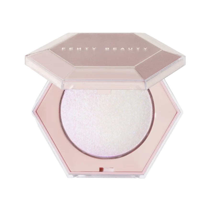Diamond bomb all-over diamond veil in Lavender luv’r van Fenty Beauty | €39,90