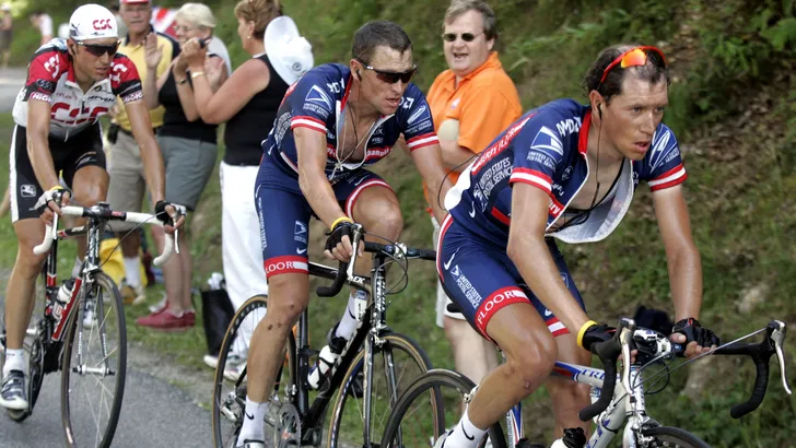 azevedo armstrong en basso in tour de france 2004