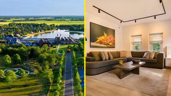 Het park en een huisje van Landal Hof van Saksen