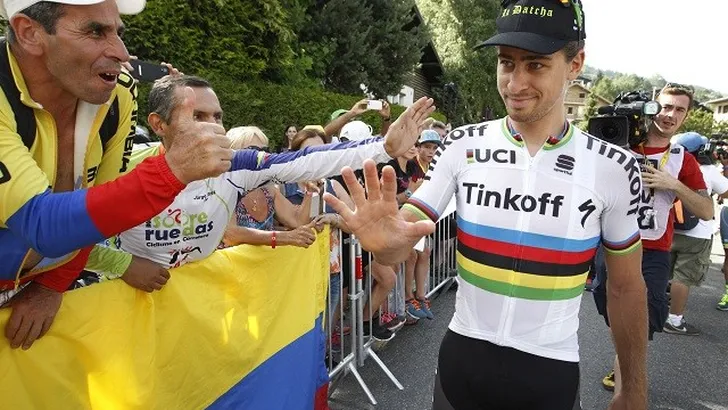 Sagan vliegt met privéjet van EK naar Eneco Tour