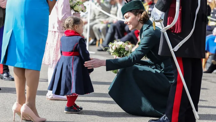 Hertogin Kate in de klavertjes voor St Patrick's Day