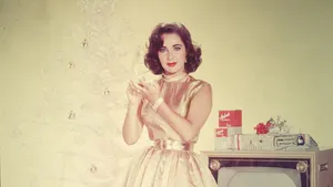 Elizabeth Taylor kerst 1950's 