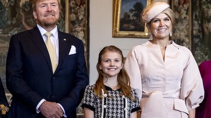 Zo lief: prinses Estelle verwelkomt WA en Máxima op het paleis