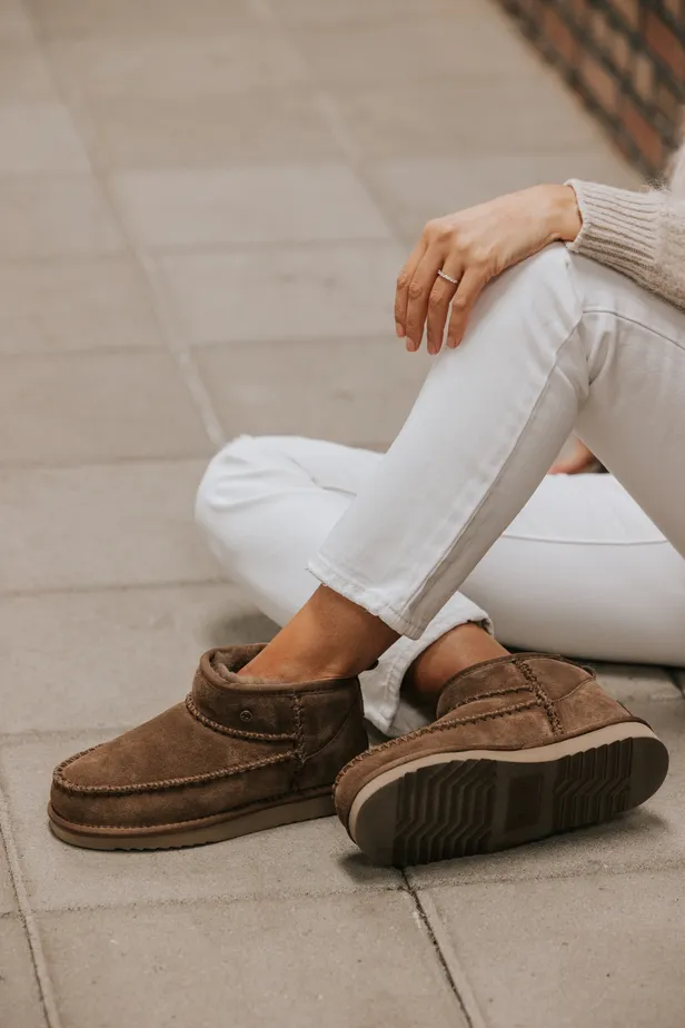 Durack Boot suède stitch van Warmbat