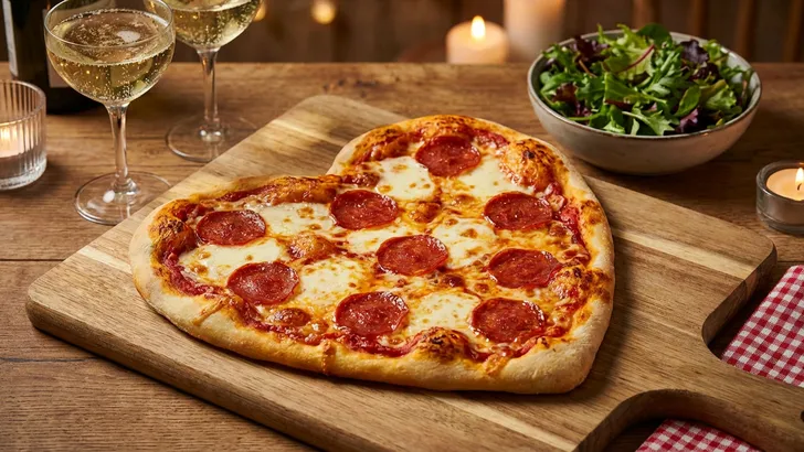 Geen zin om je uit te sloven? Lidl's hartvormige pizza is je redder in nood voor Valentijnsdag