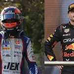 Max Verstappen en Richard Verschoor