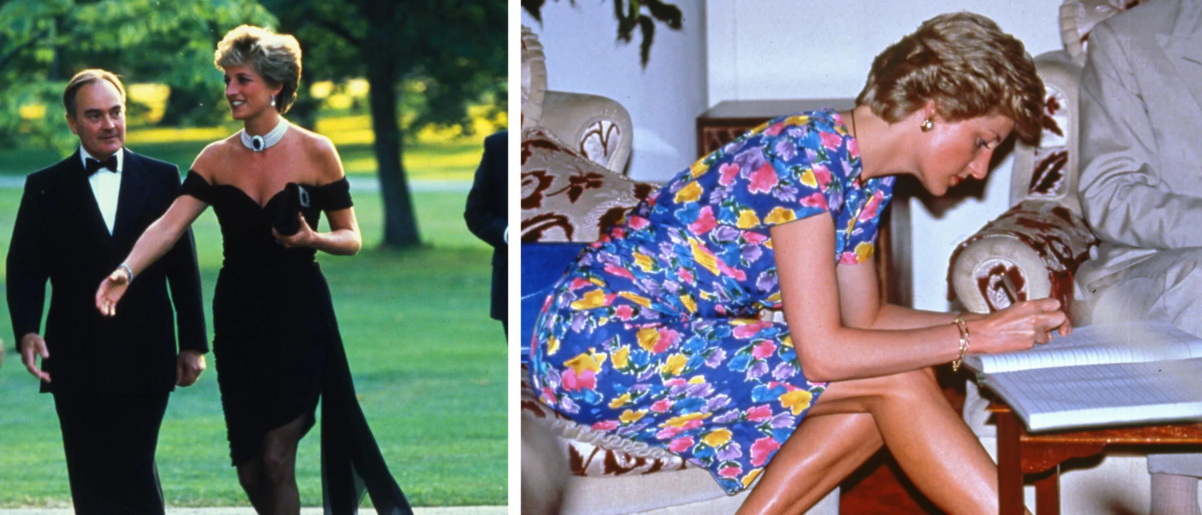 Van een toegankelijke bloemenprint tot een rebels statement in zwart zijde: prinses Diana wist als geen ander hoe je je look boekdelen liet spreken.