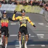 Team Jumbo-Visma geeft demonstratie in Parijs-Nice: Laporte als eerste over de streep voor Roglic en Van Aert
