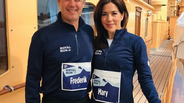 Mary en Frederik op sportief