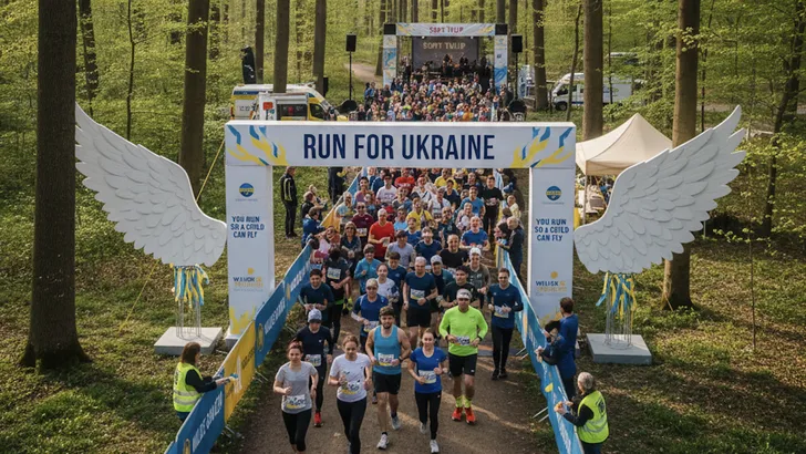 Ren mee voor Oekraïne: een 5 km run voor het goede doel in het Amsterdamse Bos!
