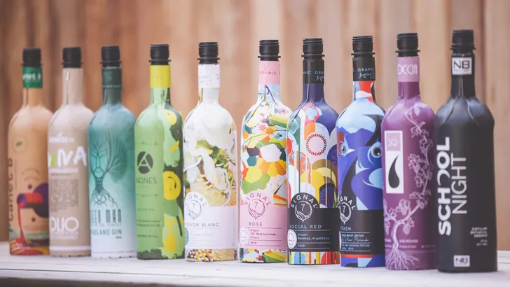 wijn in kartonnen fles