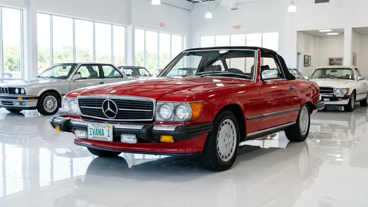 De onverkoopbare Mercedes van Donald Trump staat al twaalf jaar te koop in Duitsland