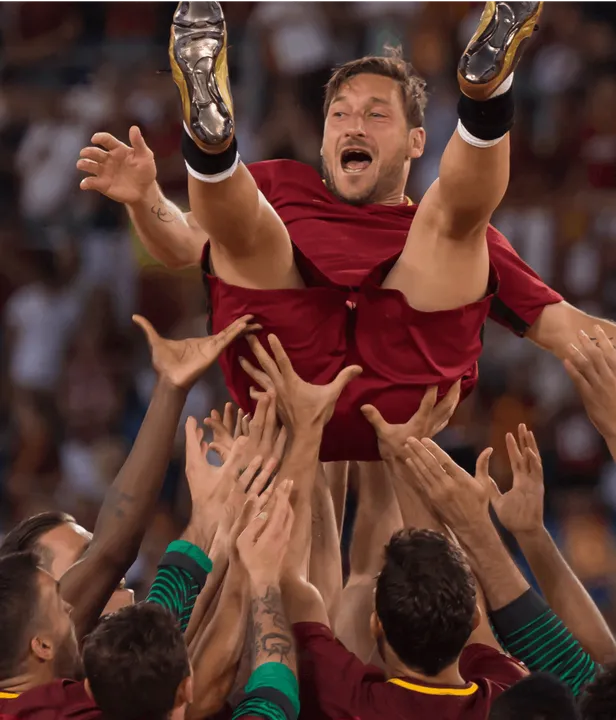 De clubtrouw van Francesco Totti - keizer van Rome