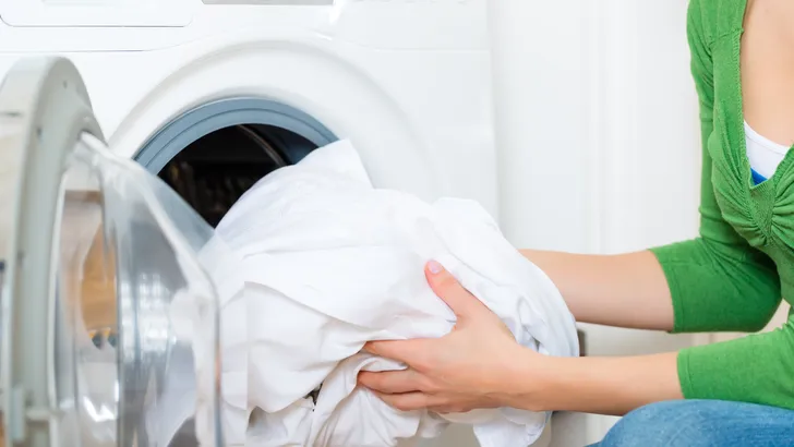 Housekeeper with washing machine