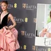 Column Ella Vermeulen over Ozempic Chic – Samengesteld beeld met foto van Ariana Grande bij Bafta Film Awards en portretfoto van columnist Ella Vermeulen op voorgrond