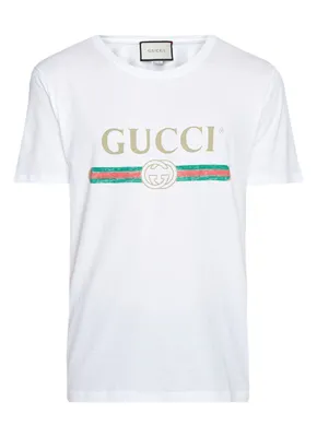 Gucci t-shirt met logoprint €350