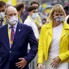 Prinses Charlene en prins Albert nemen alweer afscheid