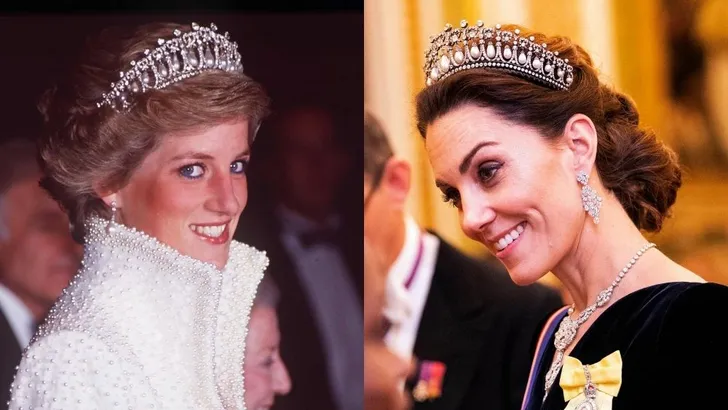 Diana en Kate met de Lover's Knot Tiara