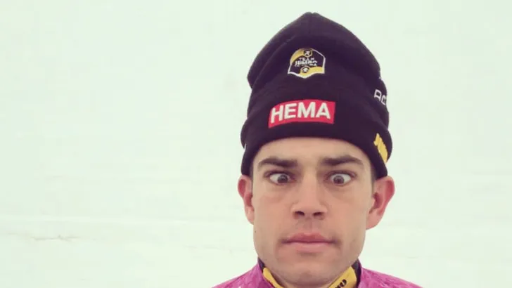 Van Aert zag af in helse en ijskoude rit: 'Topsport is niet altijd gezond'