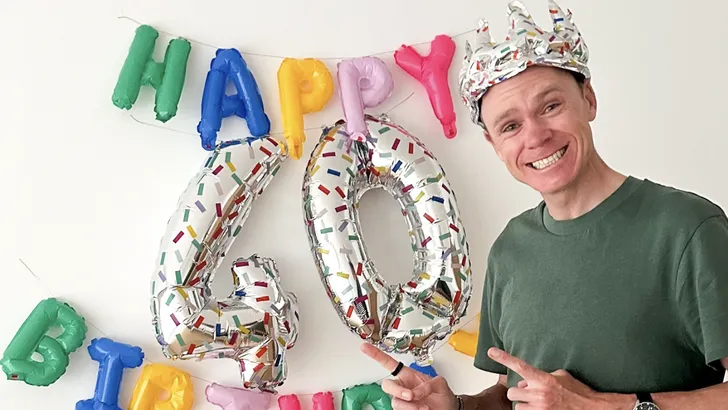 chris froome viert z'n verjaardag op instagram